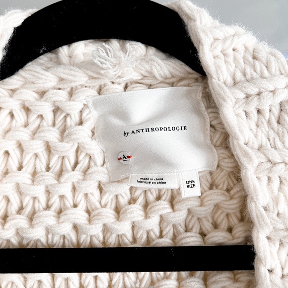 Anthropologie Cozy Cream Cardigan - Picture 7 of 7